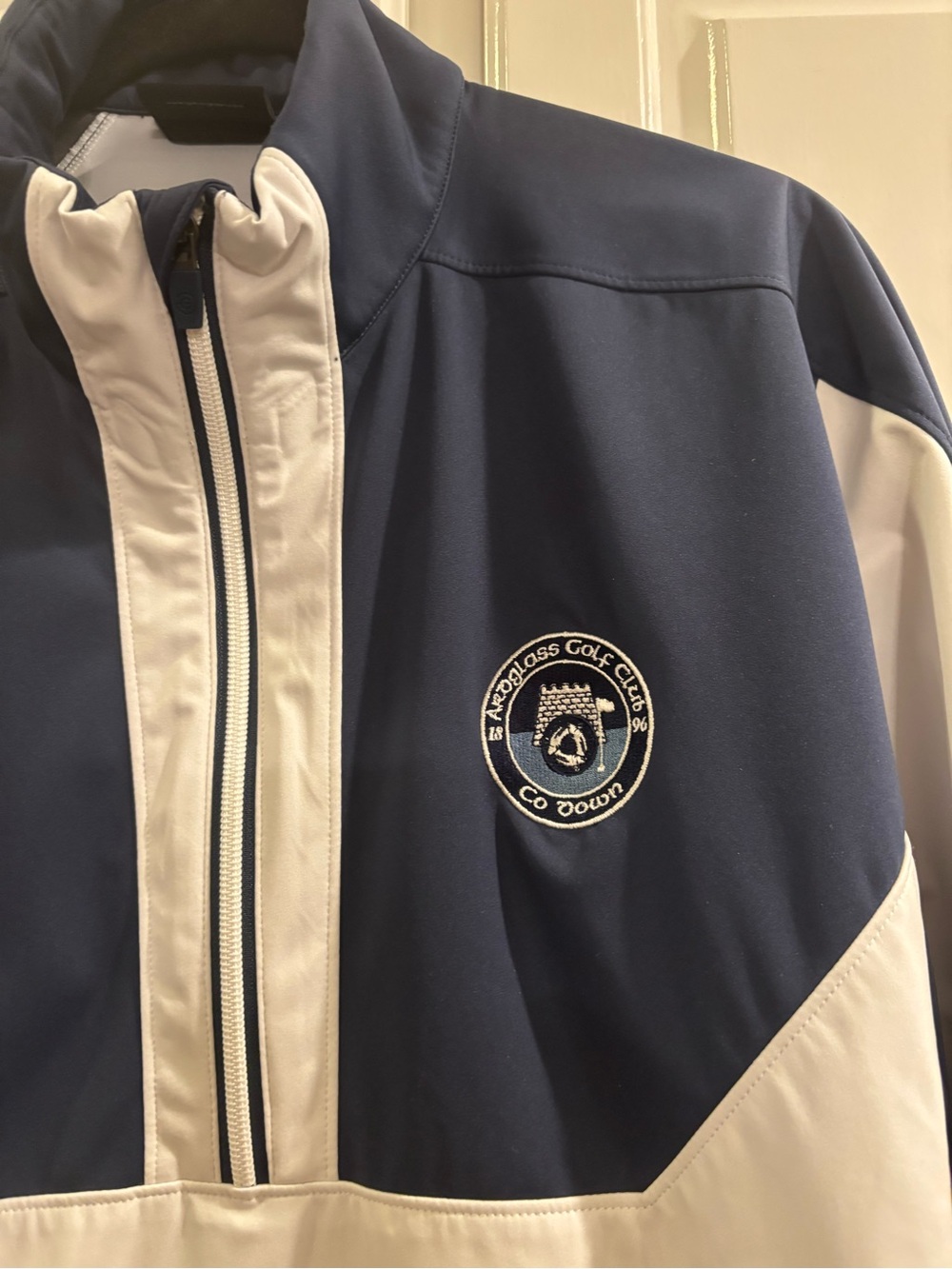 Ardglass Golf Club (N Ireland) Navy & White Windbreaker Jacket by Galvin Green